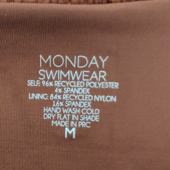 Monday Swimwear High Waisted Bikini Bottom - Picture 3 of 4